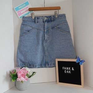 Frank and Oak Denim Skirt